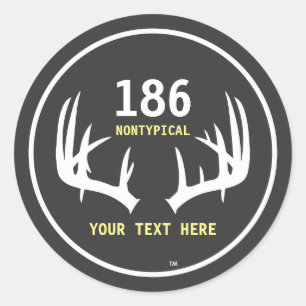 Customisable Deer Hunting Score Sticker