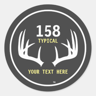 Customisable Deer Hunting Score Sticker