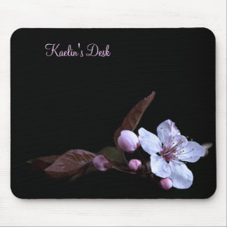 Customisable Delicate Flower Floral Mousepad