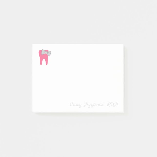 Customisable dental sticky note (Front)