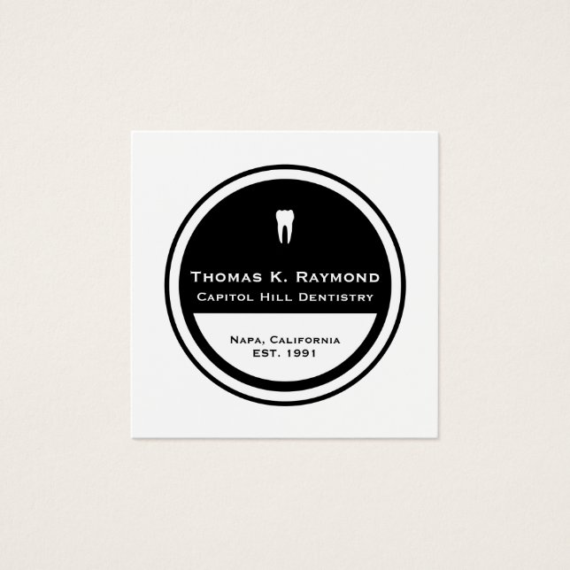 Customisable Dentistry Circle (Front)