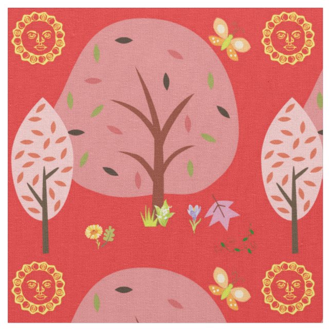 Customisable Desiger Fabric - Art by D Davidsohn (Close Up)