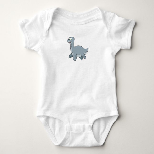 Customisable Dino Baby Bodysuit (Front)
