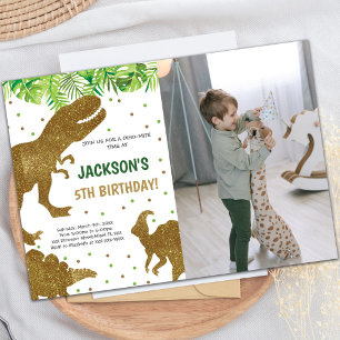 Customisable Dinosaur Party Invitations for Kids
