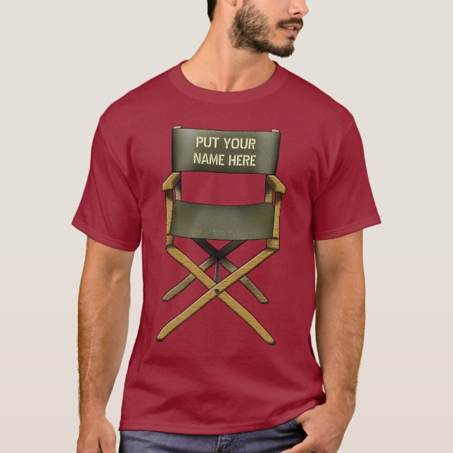 Customisable Director's Chair design T Shirts (Front)