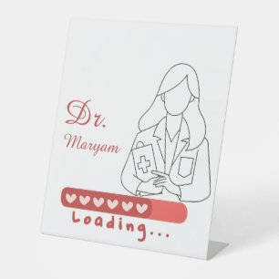 Customisable Doctor Desk Sign - Add Your Name -