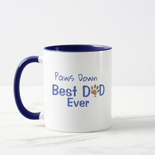 Customisable Dog Dad Father's Day Mug - Funny Gift (Left)