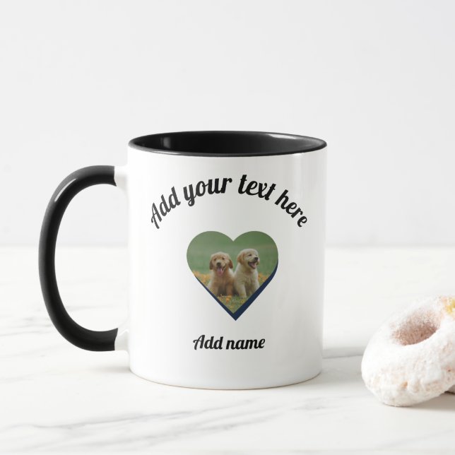Customisable Dog Lover Mug – Personalise Your Pup’ (With Donut)