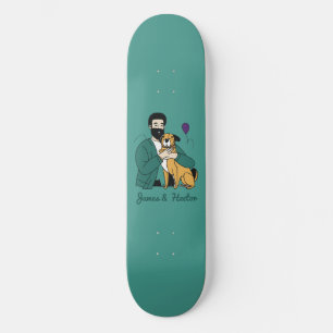 Customisable Dog Lover Skateboard