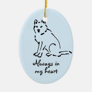 Customisable Dog Memorial Ornament