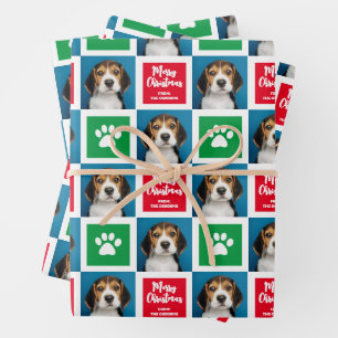 Customisable Dogs Christmas Wrapping Paper