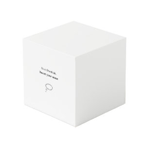 Customisable Don't Overthink design Cube