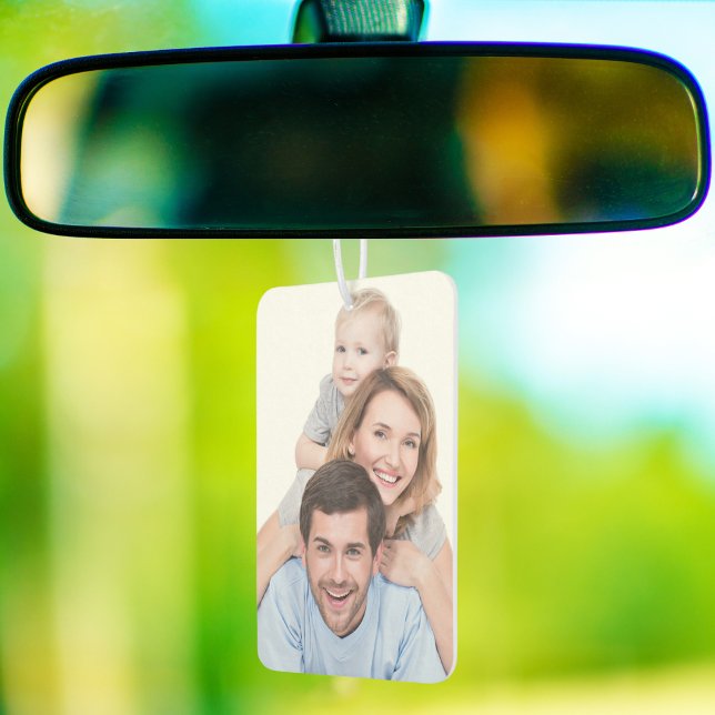 Customisable Double Sided Photo Personalised Car Air Freshener (Creator Uploaded)