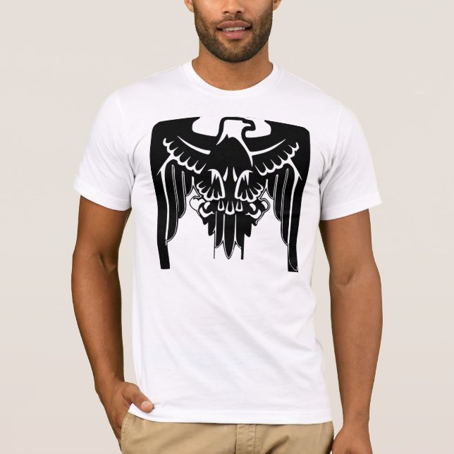 Customisable Eagle Symbol Coat of Arms T-Shirt (Front)