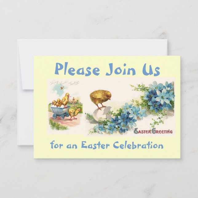 Customisable Easter Celebration Invitation (Front)
