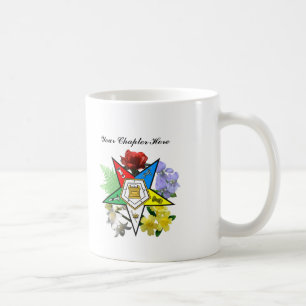 Customisable Eastern Star Floral Mug