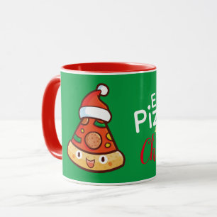 Customisable Eat Pizza for Christmas Mug