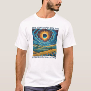 Customisable Eclipse Landscape T-Shirt