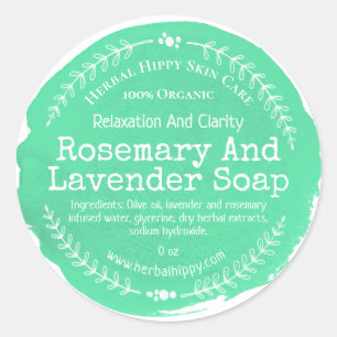 Customisable Eco Soap Label Handmade Business