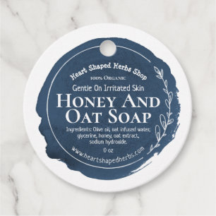 Customisable Eco Soap Label Handmade Business