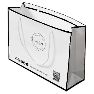 Customisable Elegance Tailored Business Large Gift Bag