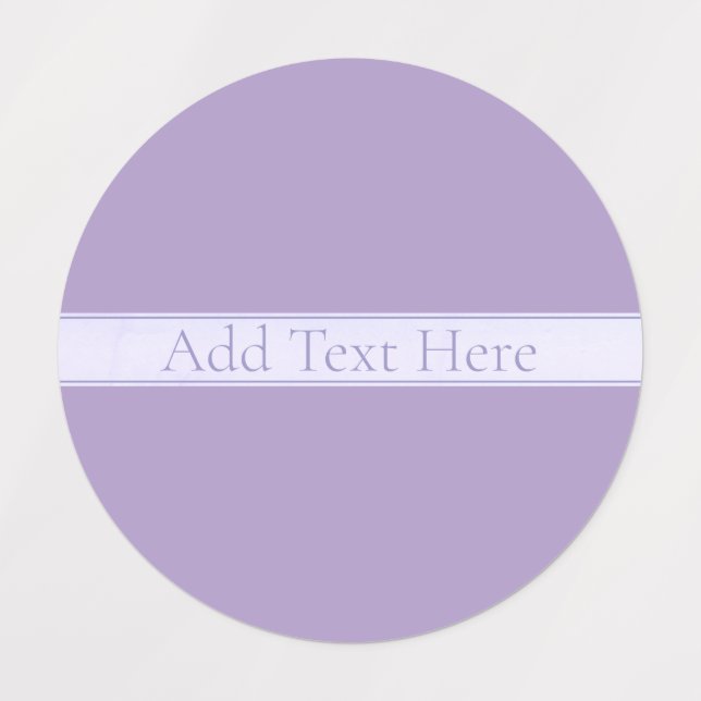 Customisable Elegant Light Lavender Purple (Design 1)