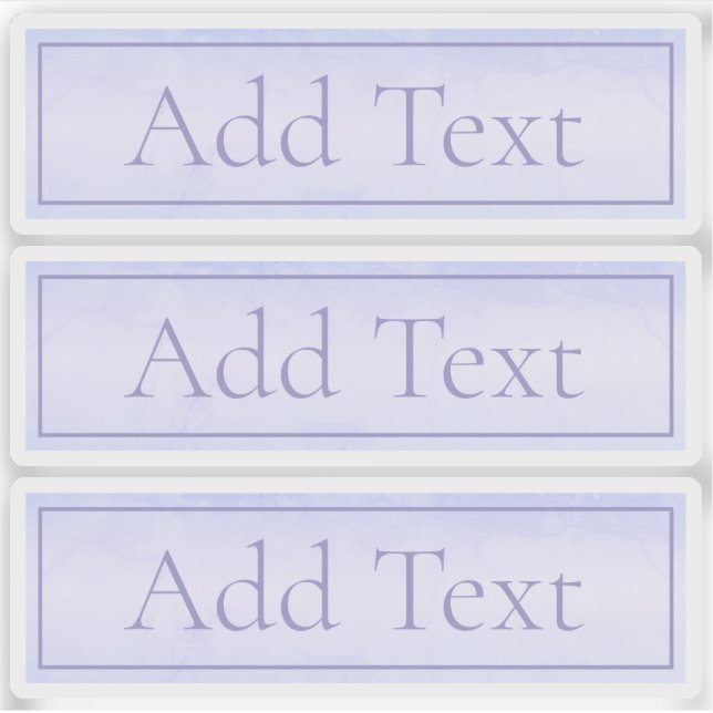 Customisable Elegant Light Lavender Purple (Front)