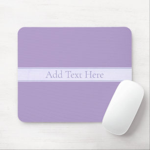 Customisable Elegant Light Lavender Purple Mouse Mat
