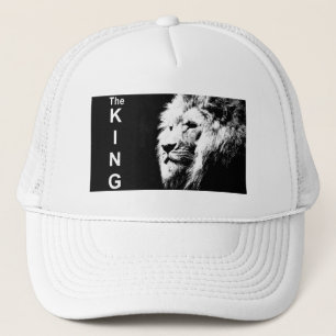 Customisable Elegant Modern Lion Template Trucker Hat