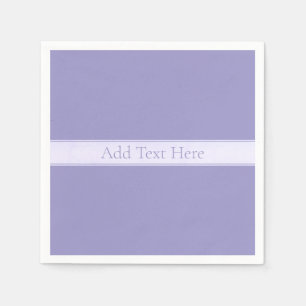 Customisable Elegant Pale Purple Napkin