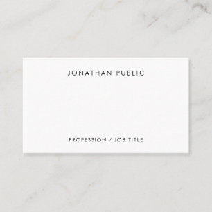 Customisable Elegant Simple Modern Template Business Card