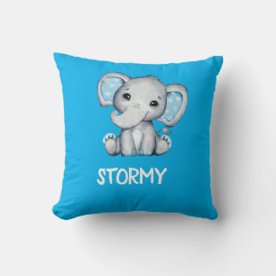 Customisable Elephant Design   Cushion