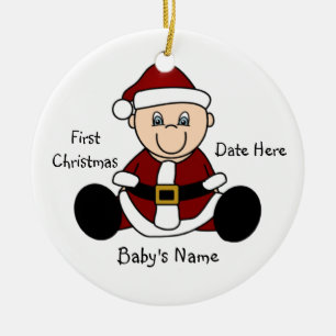 Customisable Elf First Christmas Ornament