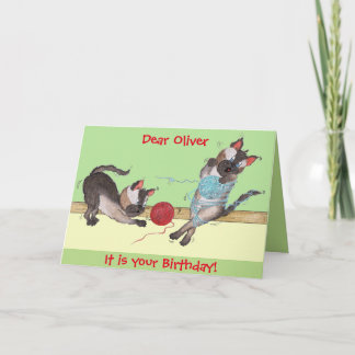 Customisable 'Elvis & Me' Birthday Card