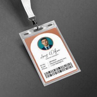 Customisable Employee ID ID Badge