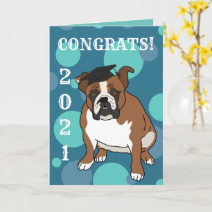 Customisable English Bulldog Card