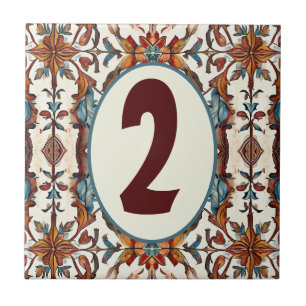 Customisable Fabulous Fall and Blue Tile