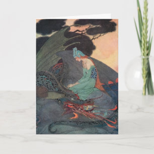 customisable faerie notecard, Elenore Abbott art Card