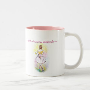 Customisable: Fairy dancer Two-Tone Coffee Mug