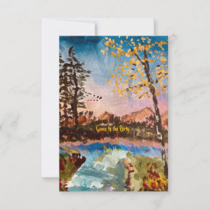 Customisable Fall party  Invitation or Save the Da