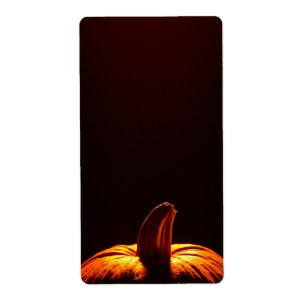 Customisable Fall Pumpkin Labels