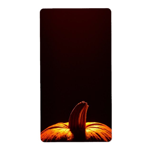 Customisable Fall Pumpkin Labels (Front)