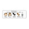 Customisable Family 2 Dogs, 1 Cat Address Labels