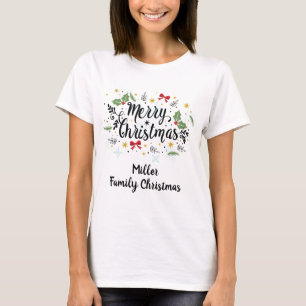 Customisable Family Christmas T-Shirt
