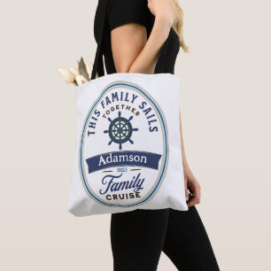 Customisable Family Cruise Tote Bag