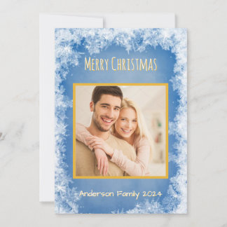 Customisable Family Photo Christmas Card