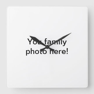 Customisable Family Photo clock