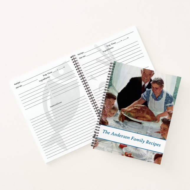 Customisable Family Recipe Book (Inside)