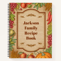 Customisable Family Recipe Book