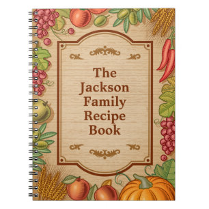 Customisable Family Recipe Book